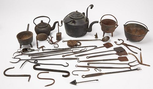 Large Lot of Iron Cooking Objects