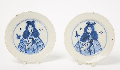 Pair of Delft Plates