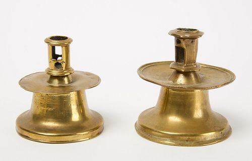 Two Capstan Candle Sticks
