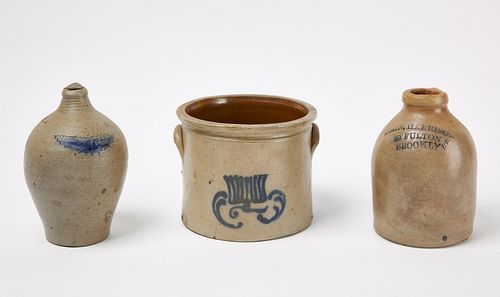 Three Small Stoneware Items