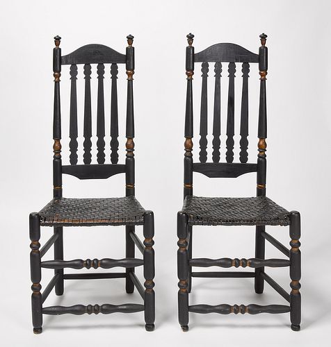 Pair of Banister Back Chairs