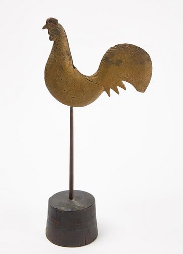 Small Wooden Rooster Weathervane
