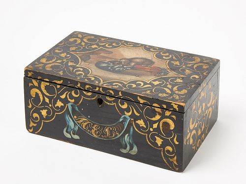 Painted Box with Cats
