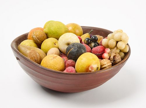 Bowl of Stone Fruit and Nuts