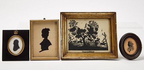 Four Silhouette Works
