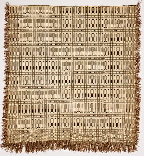 Two Woven Coverlets