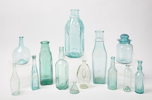 Twelve Glass Bottles