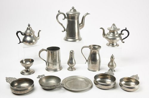 Group of Antique Pewter