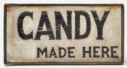 Candy Made Here Trade Sign