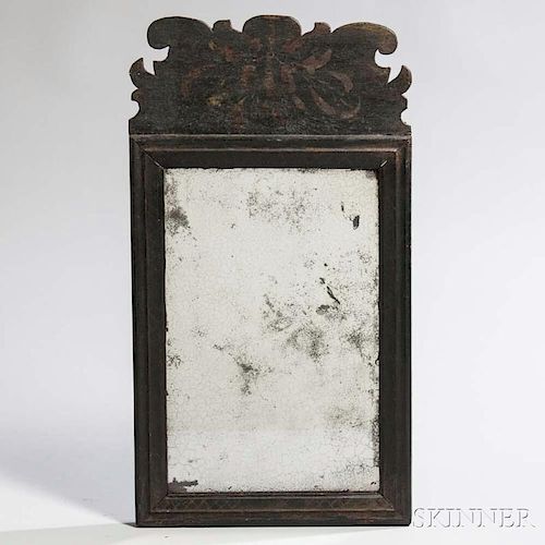Paint-decorated Queen Anne Mirror
