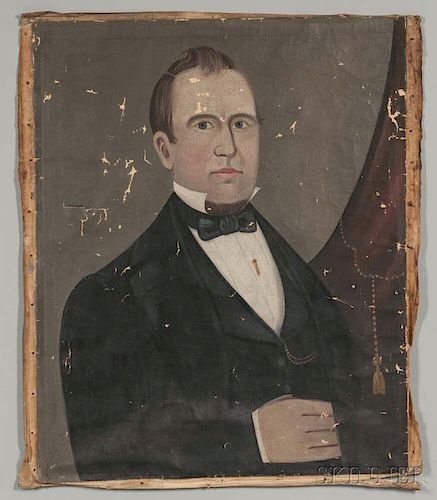Prior/Hamblen School, 19th Century      Portrait of a Gentleman