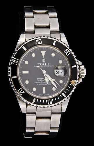 Rolex Oyster Perpetual Date Submariner SS Watch