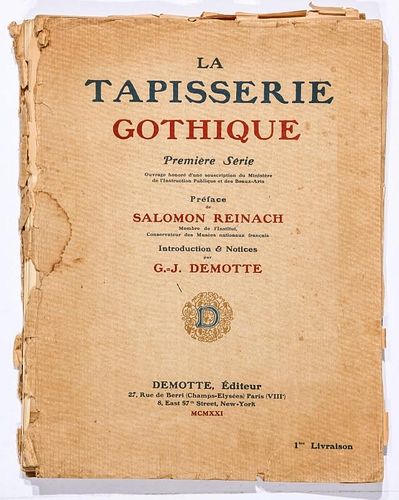1921 Volume Tapisserie Gothique