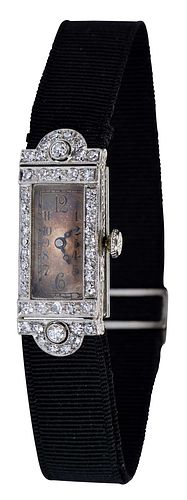 18kt. Art Deco Diamond Watch