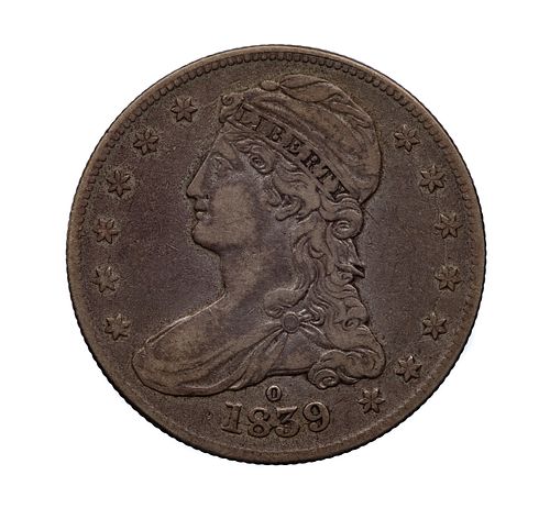 1839-O Capped Bust Half Dollar 50c XF