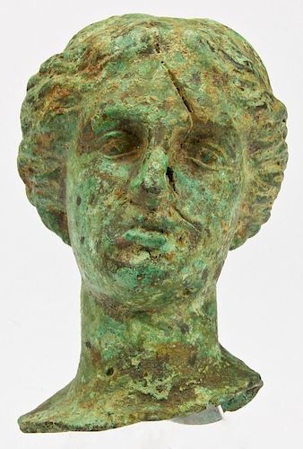 Fine Hellenistic Bronze Bust