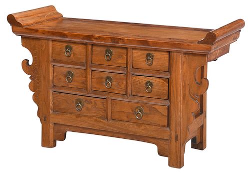 Chinese Mixed Hardwoods Diminutive Apothecary Chest