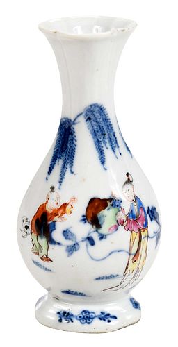 Small Chinese Vase with Figures in Landscape