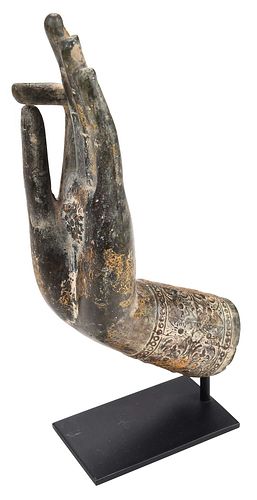 Thai Bronze Buddha Hand 