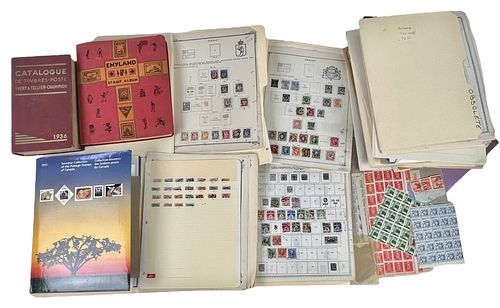 Large Collection Of Stamps From Around The World