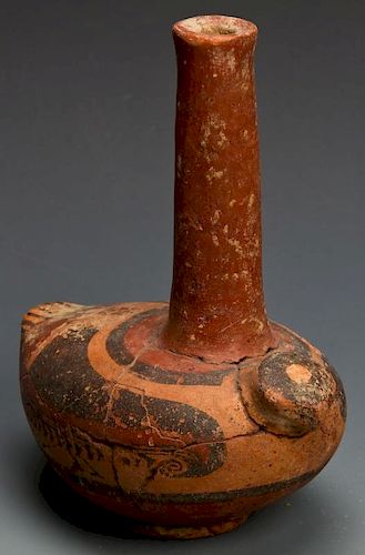 Pre Columbian Fluted Vessel
