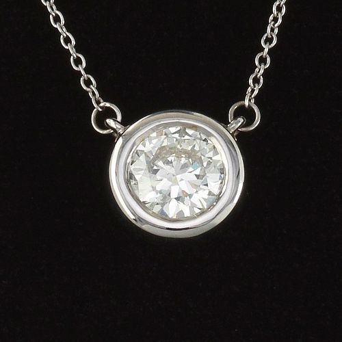 Ladies' 1.00 Carat Diamond Solitaire Necklace 