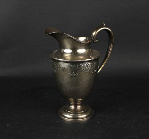 Vintage Sterling Silver Water Pitcher