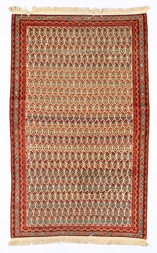 Antique Malayer Rug: 3'10'' x 6'2'' (117 x 188 cm)