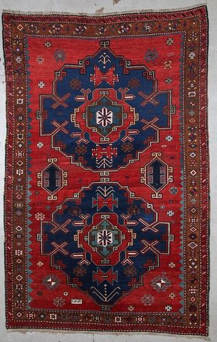 Antique Kazak Rug: 5'10" x 9'1" (178 x 227 cm)