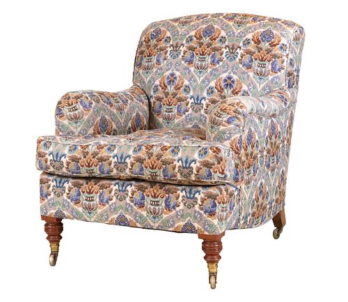 Victorian Howard & Sons Bridgewater Armchair