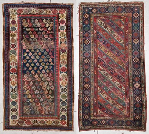 2 Antique Kazak Rugs