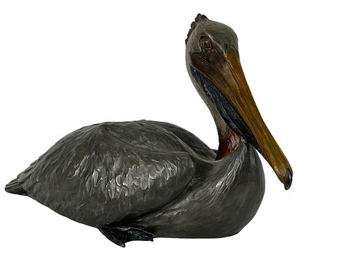 David H. Turner Bronze Pelican
