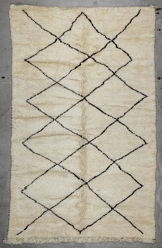 Vintage Moroccan Rug: 6'3'' x 10'1'' (191 x 307 cm)