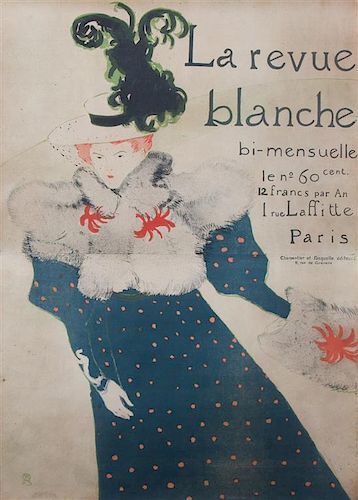* Henri de Toulouse-Lautrec, (French, 1864-1901), La Revue Blanche, 1895