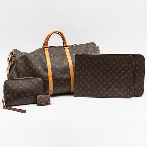 Group of Five Louis Vuitton Travel Articles