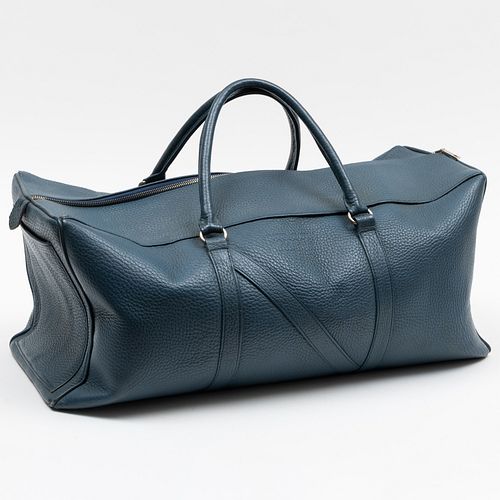 Nodrog Blue Pebbled Leather Street Bag