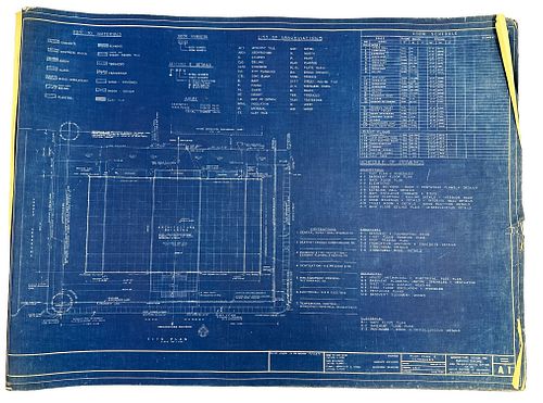 MIES VAN DER ROHE Blueprint For S.R. Crown Hall IIT College of Architecture