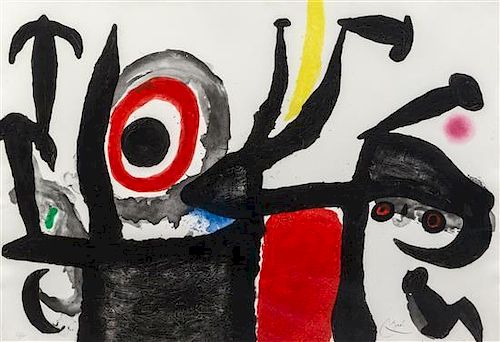 Joan Miró, (Spanish, 1893-1983), Manoletina, 1969