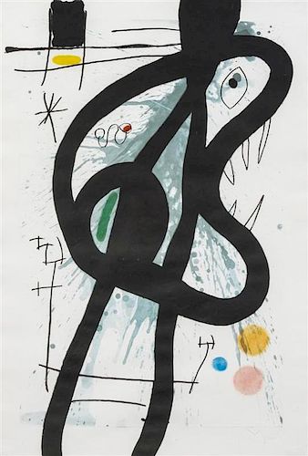 Joan Miró, (Spanish, 1893-1983), Le grand carnassier, 1969