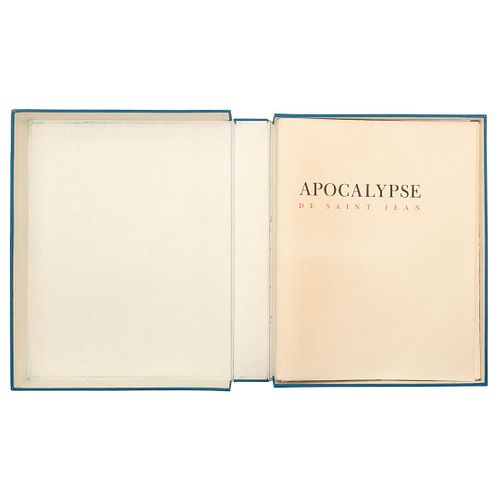 Lemaistre de Sacy, Isaac Louis - Tamayo, Rufino. Apocalypse de Saint Jean. Mónaco, 1959. 15 litografías de Rufino Tamayo.