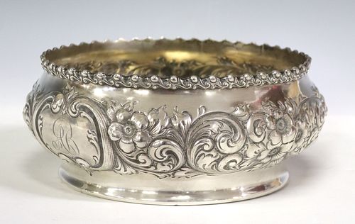 AMERICAN MAUSER MFG. CO. STERLING REPOUSSE BOWL