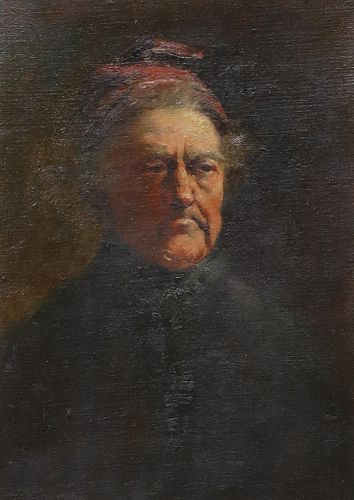 GEORGE PAUL CHALMERS (RSA, D.1878) PORTRAIT O/C