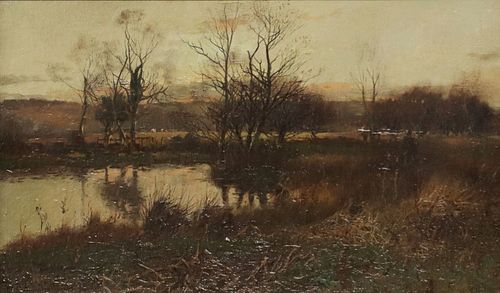WILLIAM MANNERS (1860-1930) LANDSCAPE PAINTING