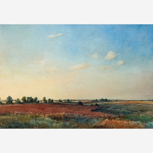 Doug Osa Watercolor Landscape (1988)