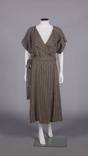 ISSEY MIYAKE LINEN DRESS, JAPAN, 1983