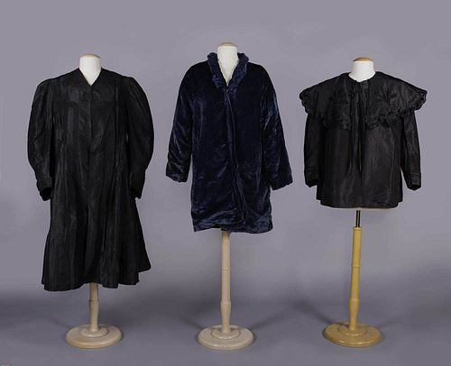 THREE PIECES OF LADIES OUTERWEAR, LATE 19TH-EARLY 20TH C