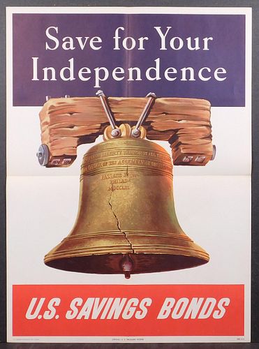 U.S. Savings Bonds Vintage Promotional Poster