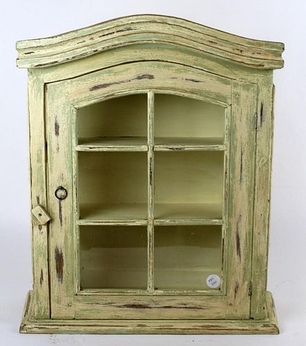 Vintage painted spice cabinet