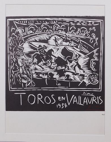 After Pablo Picasso: Toros en Vallauris 1954