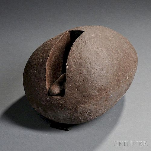 Keiji Ito "Moderation of a Defeated Man" Ceramic Sculpture